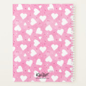 KiniArt Parti Havanese Hearts Planner Planer (Rückseite)