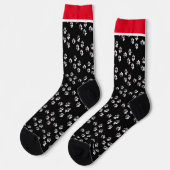 KiniArt Pawprint Socks Socken (Linkes Detail)