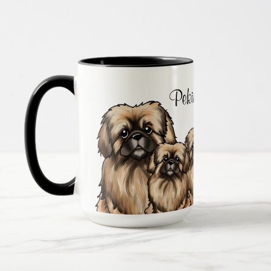 KiniArt Pekingese Tasse (Links)