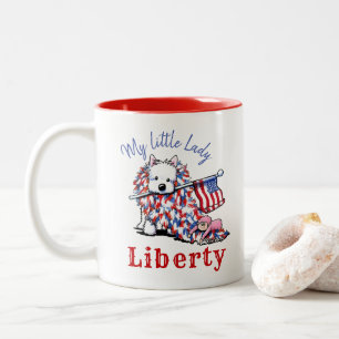 KiniArt Petcature LIBERTY Portrait Zweifarbige Tasse