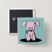 KiniArt Piglet Button Button (Vorne & Hinten)