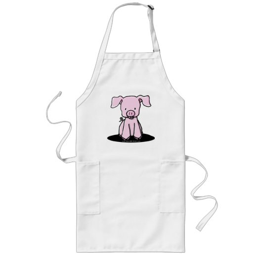 KiniArt Piglet-Schürze Lange Schürze (Vorne)