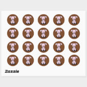 KiniArt Piglet Stickers (Blatt)