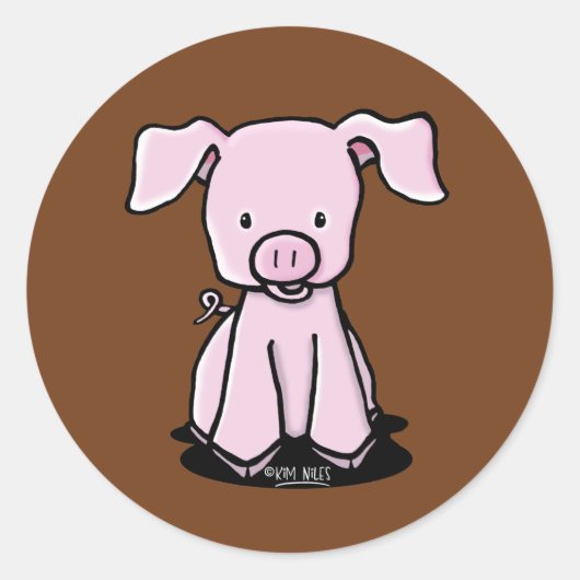 KiniArt Piglet Stickers (Vorderseite)