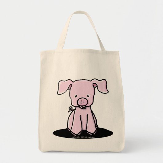 KiniArt Piglet Tote Bag Tragetasche (Vorne)
