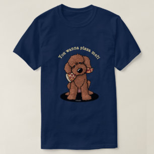 KiniArt Pizza Ich Doodle T-Shirt