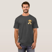 KiniArt Pocket Golden Retriever T - Shirt (Vorne ganz)
