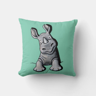 KiniArt Pocket Rhino Zwei-Tone-Kissen Kissen