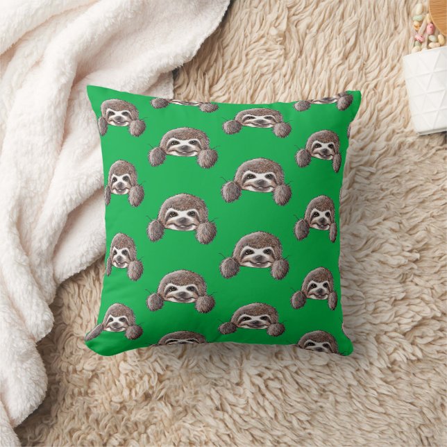 KiniArt Pocket Sloth Kissen (Decke)