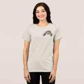 KiniArt Pocket Sloth Tri-Blend Shirt (Vorderseite voll)