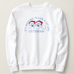KiniArt Polar Bear Weihnachts Sweatshirt