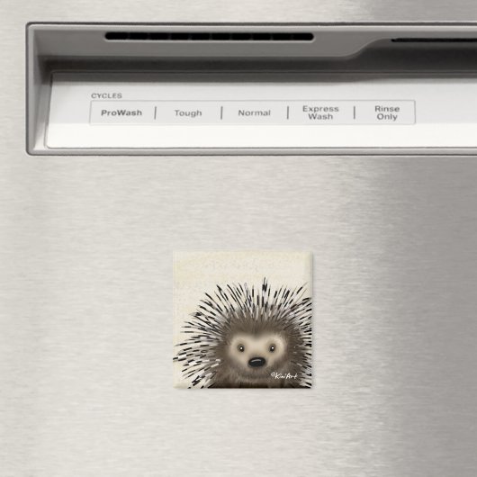 KiniArt Porcupin Magnet (In Situ (Geschirrspüler))