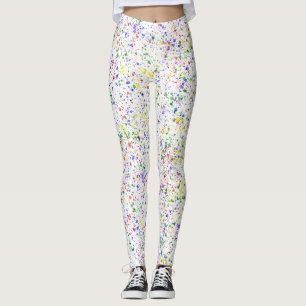 KiniArt Primary Paint Spritzer Leggings