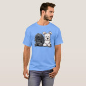 KiniArt Puli und Pumi T-Shirt (Vorne ganz)