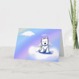 KiniArt Rainbow Bridge Sympathy Card Karte