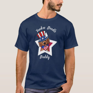 KiniArt Red Yankee Doodle Daddy T - Shirt