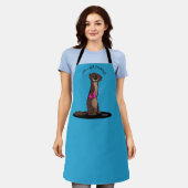 KiniArt River Otter All-over Print-Schürze Schürze (Getragen)