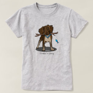 KiniArt Roan Brittany Dog Lovers T - Shirt
