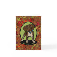 KiniArt Roan Brittany FALL Card
