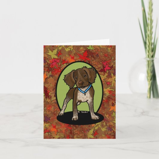 KiniArt Roan Brittany FALL Karte (Vorderseite)