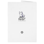 KiniArt Rufus Charm Valentine Card (Hinten)