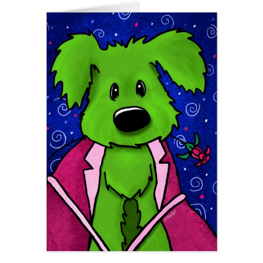 KiniArt Rufus Charm Valentine Card (Vorne)