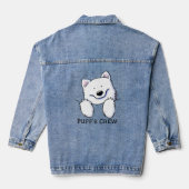 KiniArt Samoyed Jeansjacke (Rückseite)