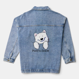 KiniArt Samoyed Jeansjacke