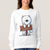 KiniArt Samoyed Sweatshirt (Vorderseite)