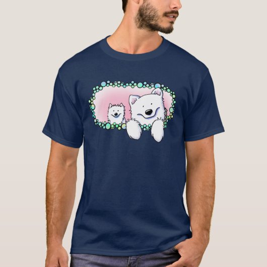 KiniArt Samoyeds T-Shirt (Vorderseite)