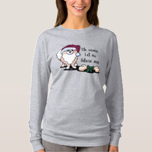 KiniArt Santa Pfoten Pomeranian T-Shirt