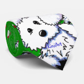 KiniArt Santa Westie Dog Geschenke Krawatte (Gerollt)