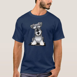 KiniArt Schnauzer Ears Down T-Shirt
