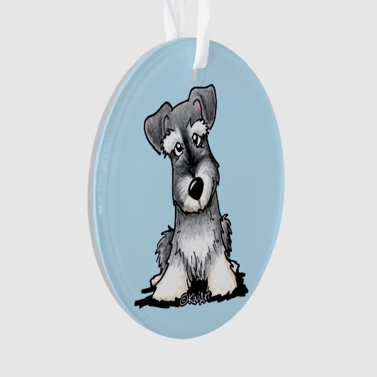 KiniArt Schnauzer Ornament (Vorderseite)