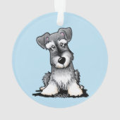 KiniArt Schnauzer Ornament (Rückseite)