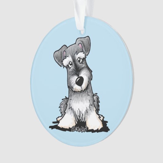 KiniArt Schnauzer Ornament (Vorderseite)