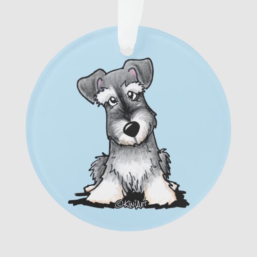 KiniArt Schnauzer Ornament (Vorderseite)