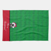 KiniArt Schnauzer Weihnachten Geschirrtuch (Horizontal)