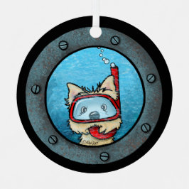 KiniArt Schnorcheln Cairn Metal Ornament Aus Metall