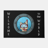 KiniArt Schnorcheln Cairn Terrier Fußmatte (Vorderseite)