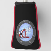 KiniArt Schnorkeling Westie Terrier Golf Headcover (Rotieren 90)