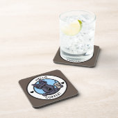 KiniArt Scottie Coffee Lover Hard plastic Unterset Getränkeuntersetzer (Rechte Seite)