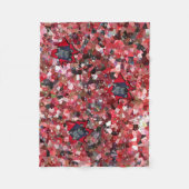 KiniArt Scottie Red Abstrakt Fleecedecke (Vorderseite)