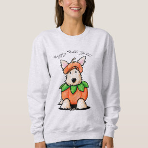 KiniArt Scottie Terrier Pumpkin T - Shirt