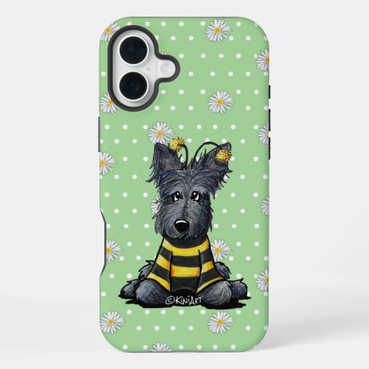 KiniArt Scottish Bee iPhone / iPad Fall Hülle (Rückseite)