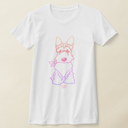 KiniArt Scottish Terrier T - Shirt (Ablage )