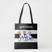 KiniArt Sealyham Terriers Tote Bag Tasche (Vorderseite)