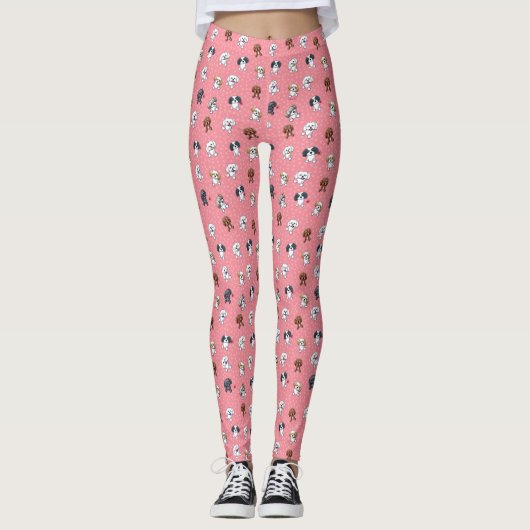 KiniArt Shih Tzu Dogs Leggings (Vorderseite)