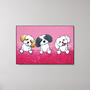 KiniArt Shih Tzu Leinwanddruck
