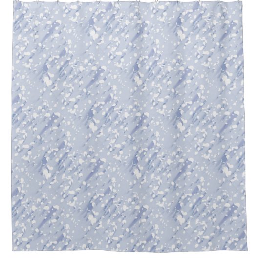 KiniArt Silver Ice Duschvorhang (Vorderseite)